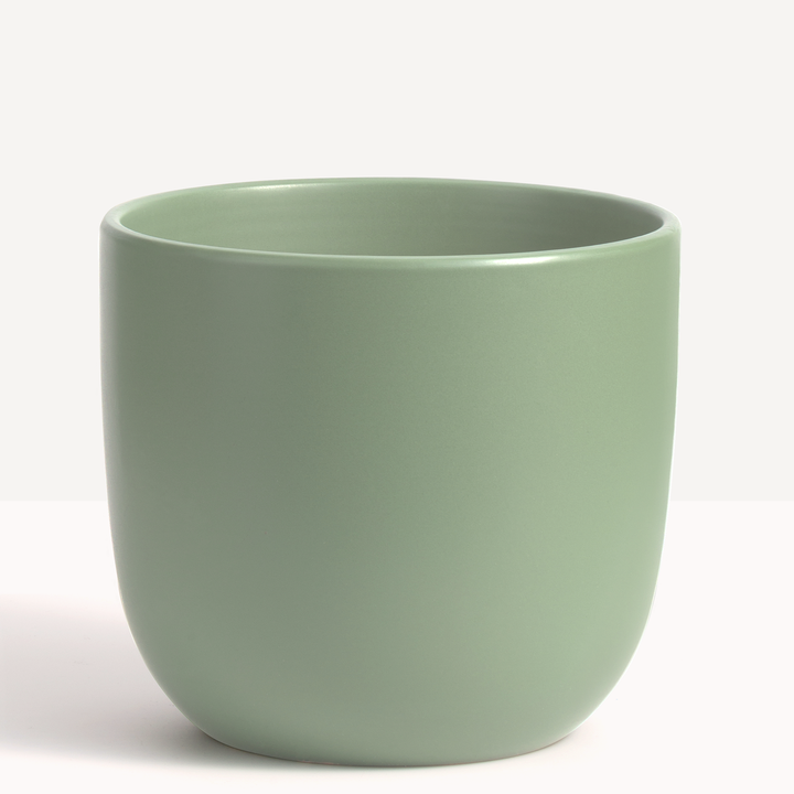 sage green ceramic plant pots Ceramic Planter